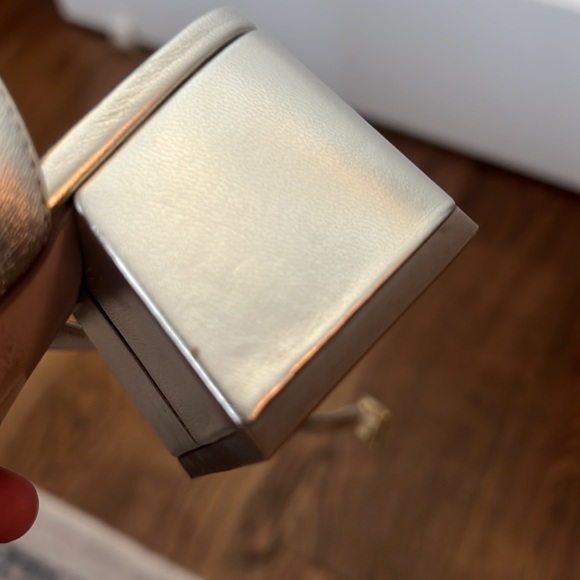 Gold Ann Taylor Block Heel Sandal - Never Worn! - Picture 8 of 8